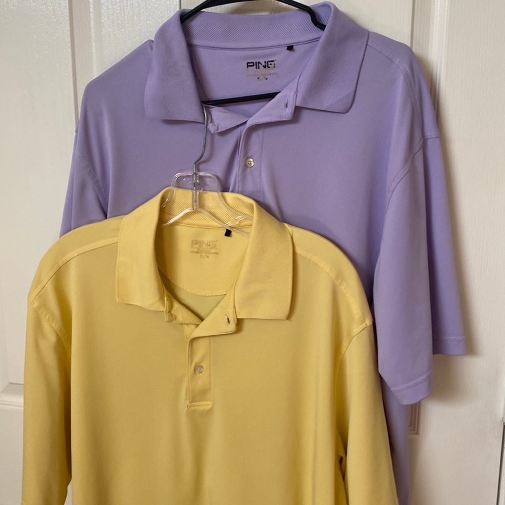 TWO XL PING GOLF SHIRTS